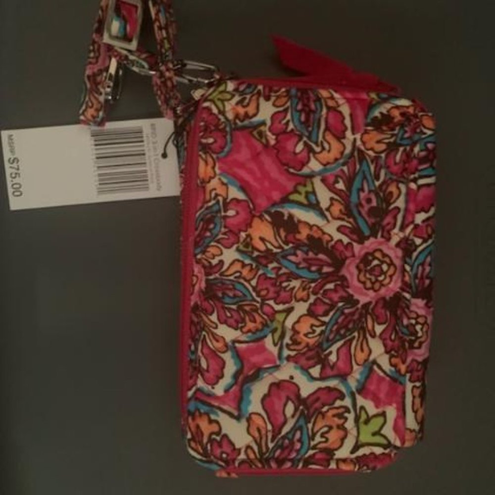 Wristlet wallet crossbody